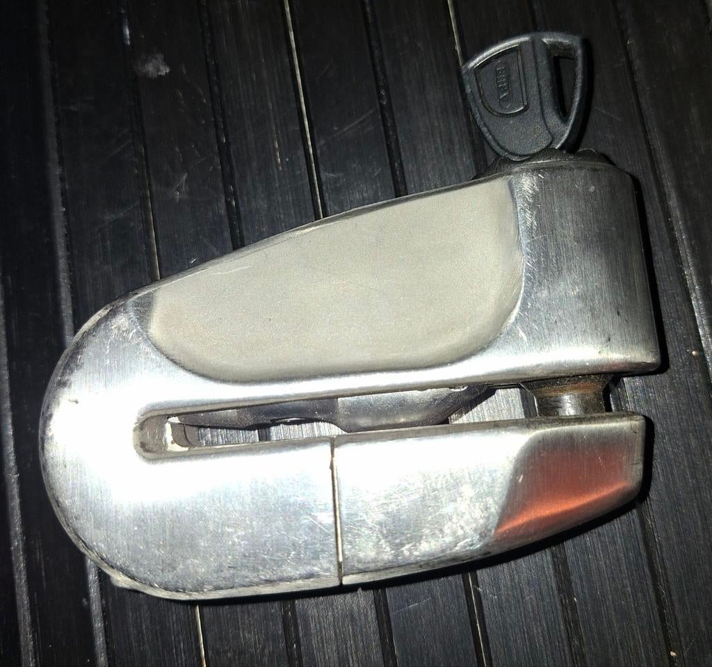 Motor Abus Alarm remschijf slot  hoes 2 x sleutel, Ophalen of Verzenden