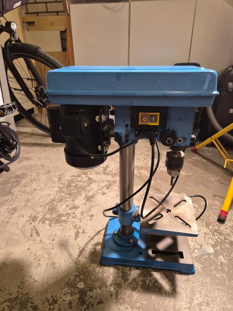 Kolomboormachine 0.50 kW - Blauw, Ophalen of Verzenden, Gebruikt, 400 tot 600 watt, Kolomboormachine