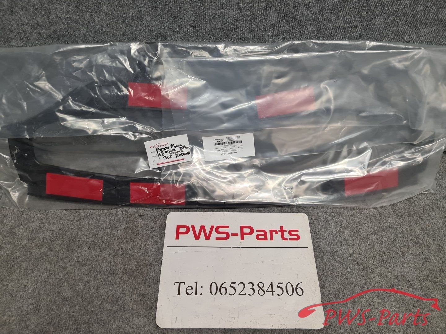 PORSCHE MACAN 95B ACHTERBUMPER DIFFUSER NIEUW ORIGINEEL, Auto-onderdelen, Gebruikt, -, -, Porsche