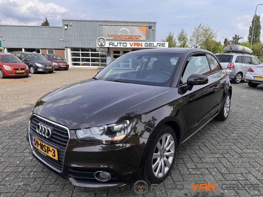 Audi A1 1.4 TFSI Amb Pro Line S-Tronic Automaat (bj 2010), Auto's, Euro 5, 4 cilinders, Bruin, 4 stoelen