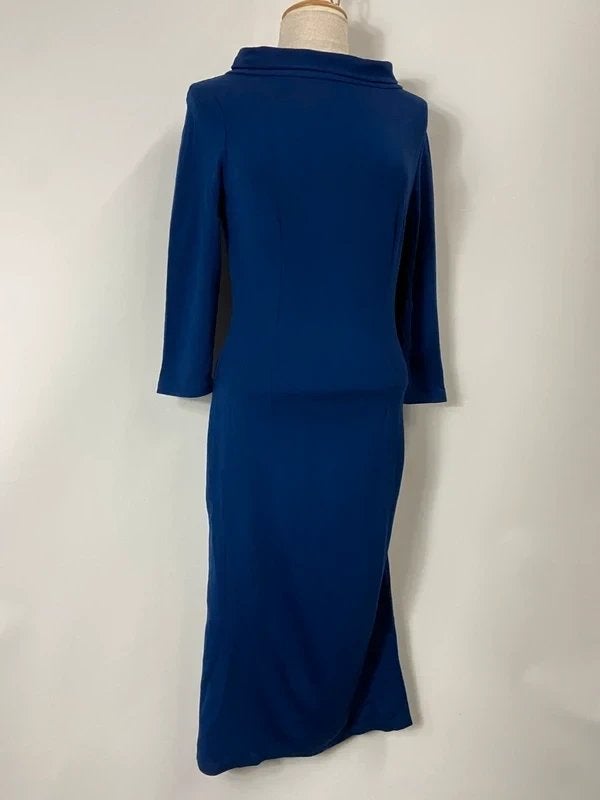 Laura Byrnes | Donkerblauwe jurk, Kleding | Dames, Jurken, Blauw, Ophalen of Verzenden, Nvt, Gedragen