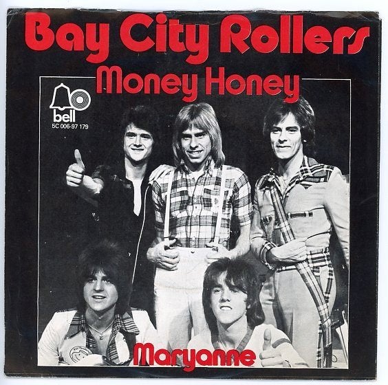 Tip-parade- Single van de Bay City Rollers uit 1975 -stemra, Fotohoes, Ophalen of Verzenden, Zo goed als nieuw, Pop