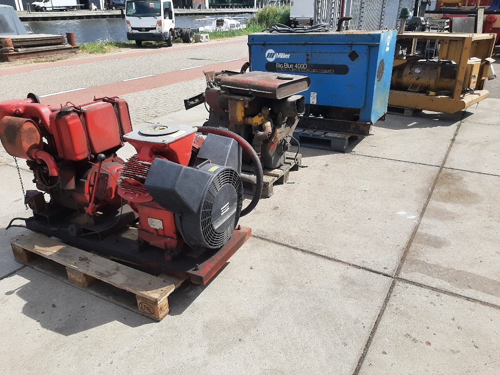 2x deutz lucht gekoelde compressor + 2x deutz, 100 liter of meer, Ophalen, Gebruikt, Minder dan 200 liter/min