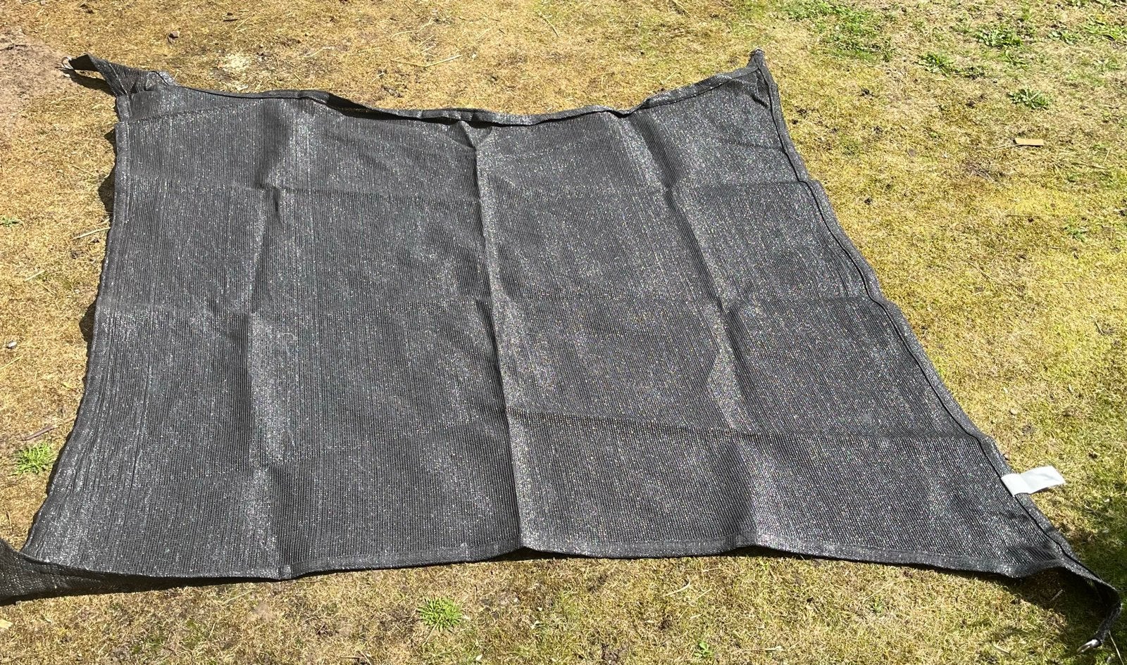 Zwart schaduwdoek/zonnedoek, Gebruikt, Overige typen, Ophalen of Verzenden, Minder dan 250 cm