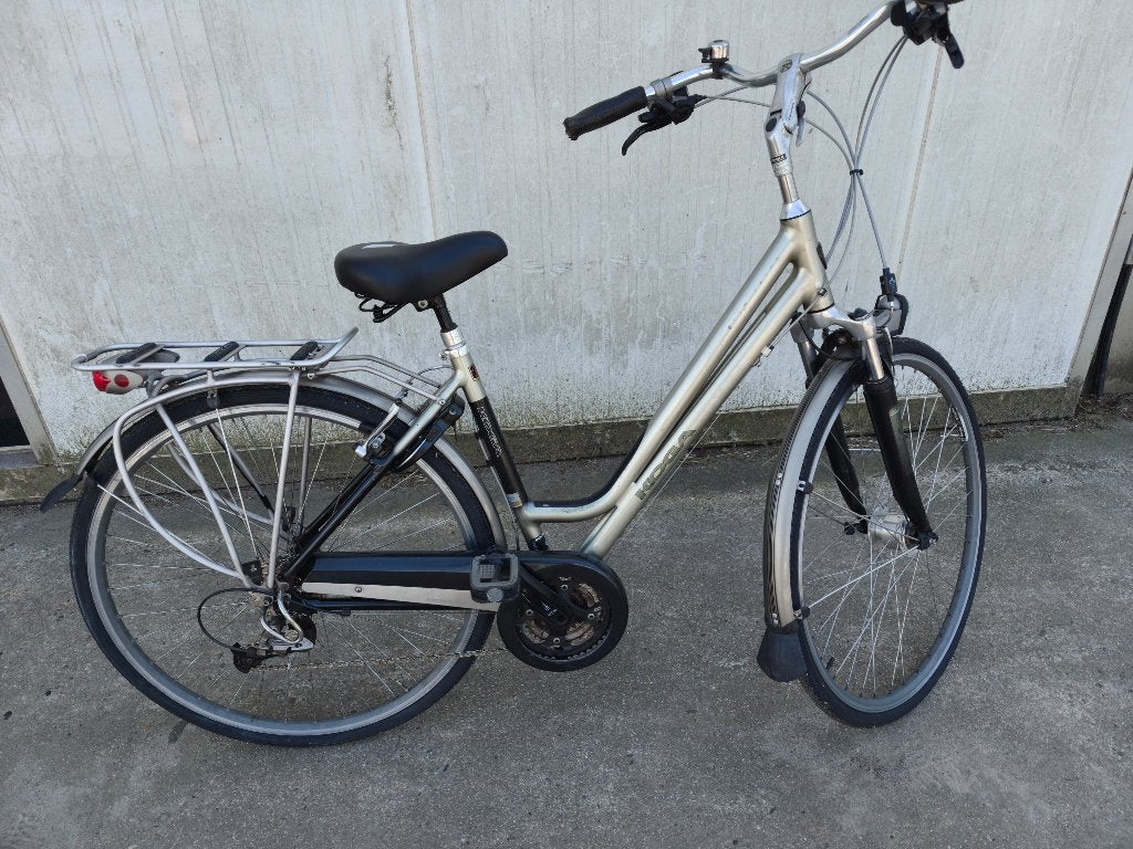 damesfiets koga miyata 27 versn, Gebruikt, Velgrem, 47 tot 50 cm, Versnellingen