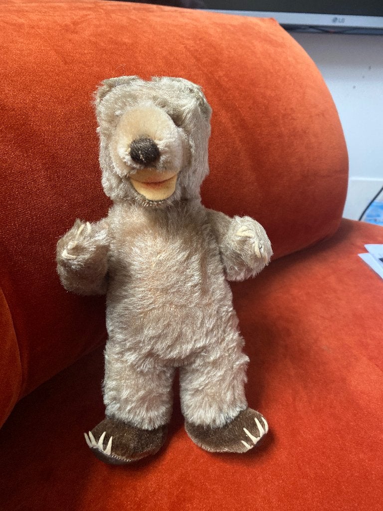 Steiff vintage teddybeertje, Verzamelen, Ophalen, Gebruikt, Stoffen beer, Steiff