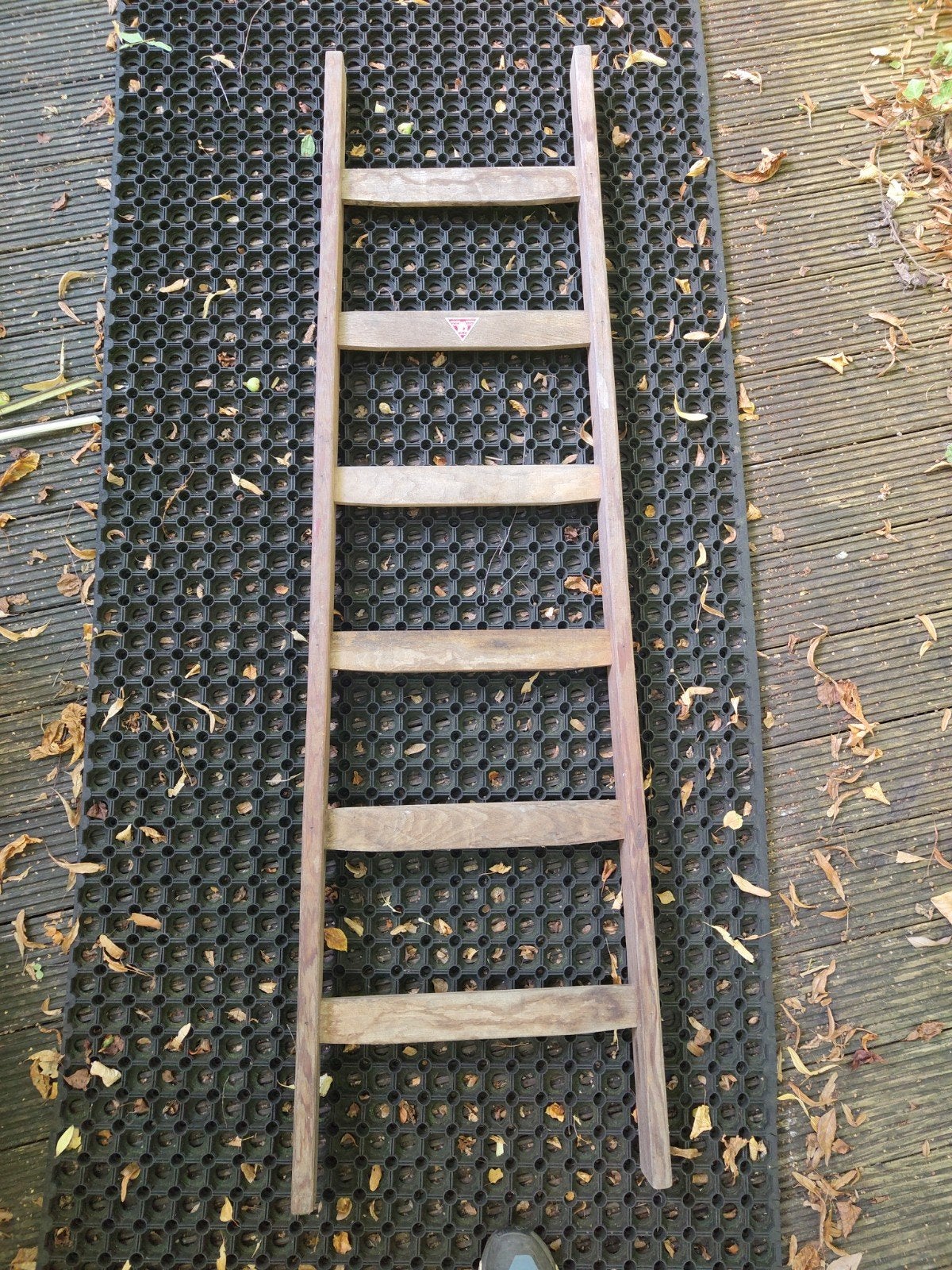 stevige houten ladder 170 cm Wienese, Ophalen, Gebruikt, Minder dan 2 meter