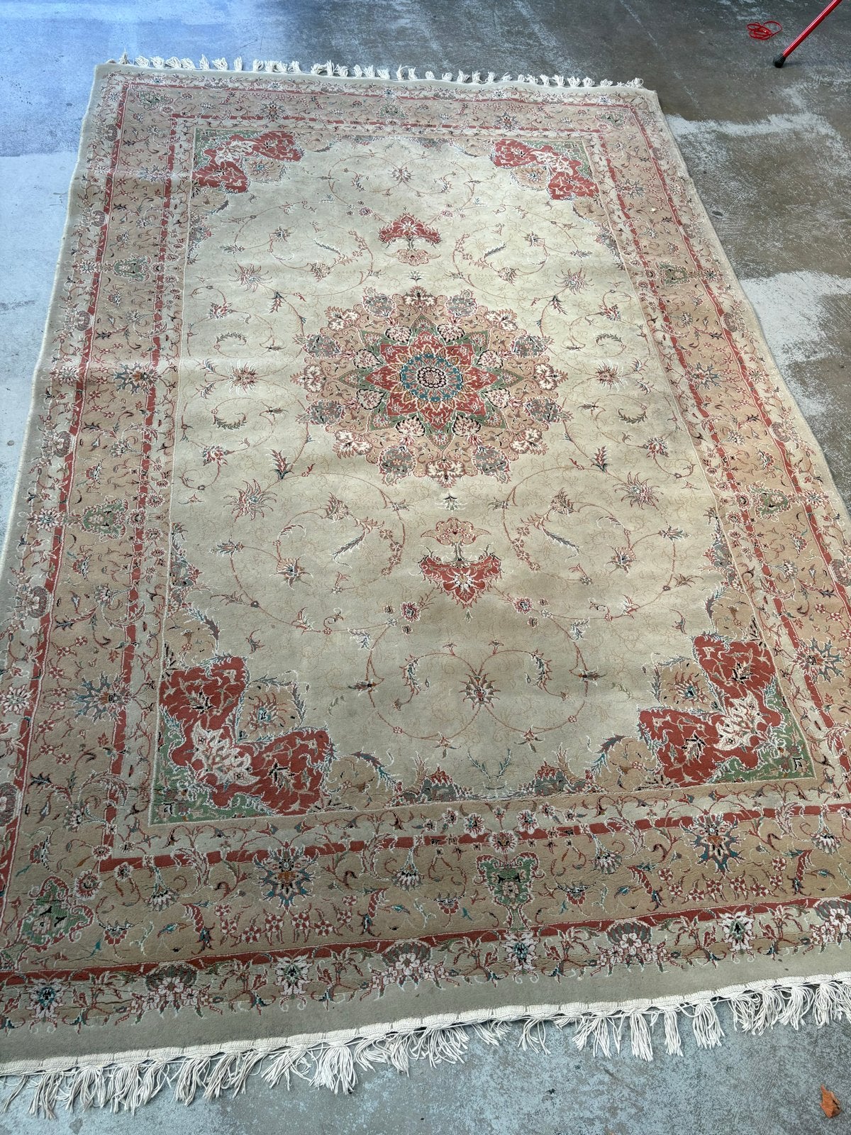 Prachtig Perzisch tapijt - Klassiek design, Ophalen, Gebruikt, 100 tot 150 cm, Beige
