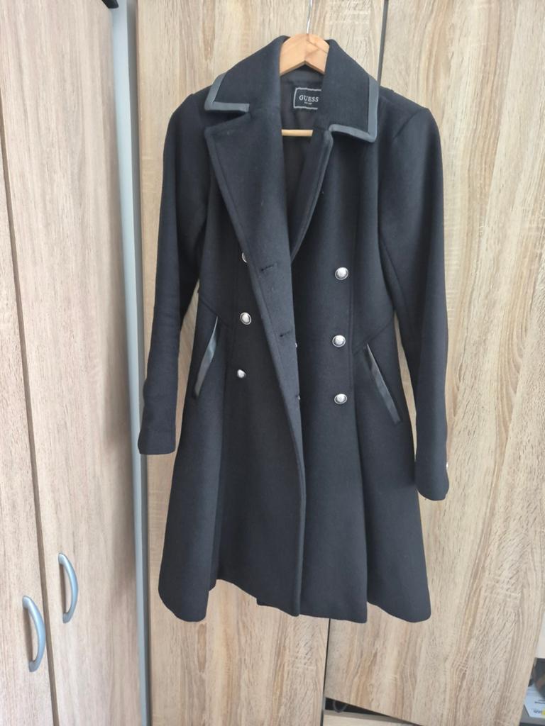 Guess Zwarte Winterjas Dames Maat S, Kleding | Dames, Jassen | Winter, Guess, Zwart, Ophalen of Verzenden, Zo goed als nieuw