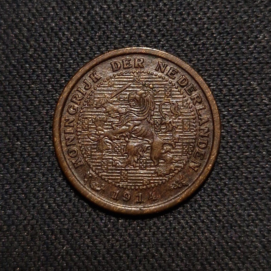 1/2 cent 1914, Verzenden, Koningin Wilhelmina, Overige waardes, Losse munt