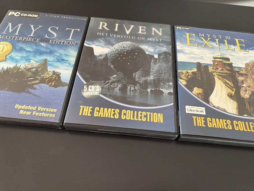 3x Myst: Myst MasterPiece | Riven | Exile - PC Games NIEUW, Spelcomputers en Games, Puzzel en Educatief, 1 speler, Nieuw, Eén computer