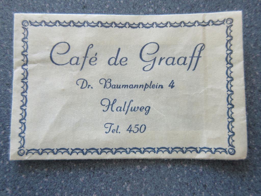 Halfweg, café de Graafff, Verzamelen, Verzenden, Nederland