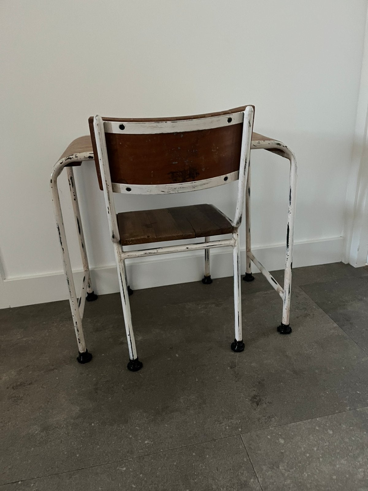 Oud kidsdepot stijl tafeltje en stoeltje, Antiek en Kunst, Ophalen