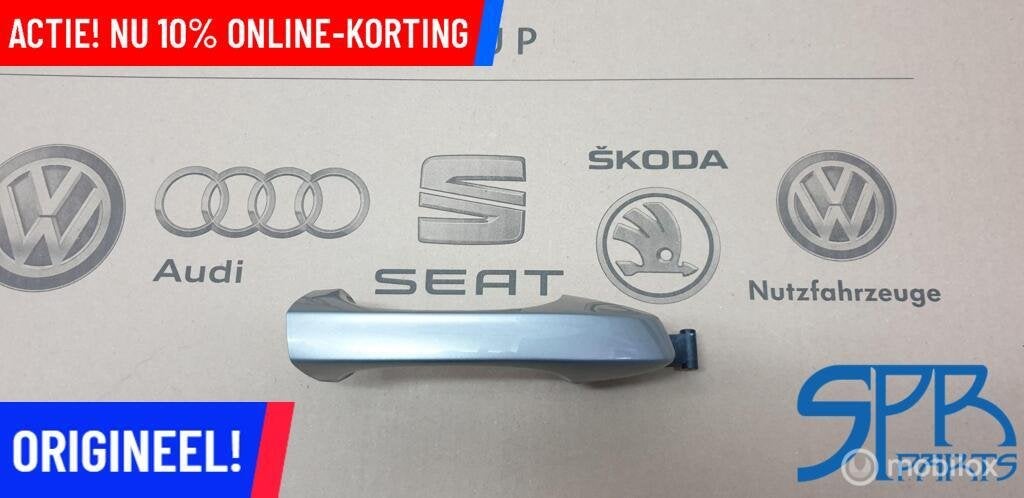 GOLF 7 LB7W RECHTS Deurgreep Rechtsvoor Rechtsachter GREEP, Volkswagen, Nieuw, Ophalen of Verzenden, Volkswagen