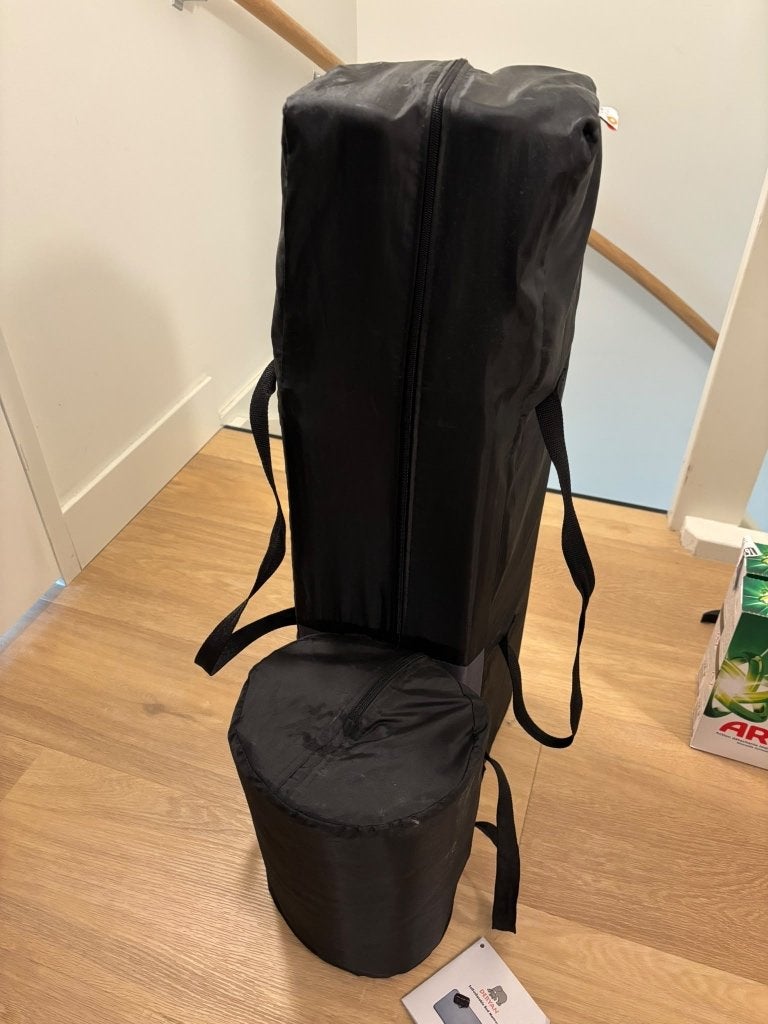 Kampeerbed en matras baby, Ophalen, Zo goed als nieuw