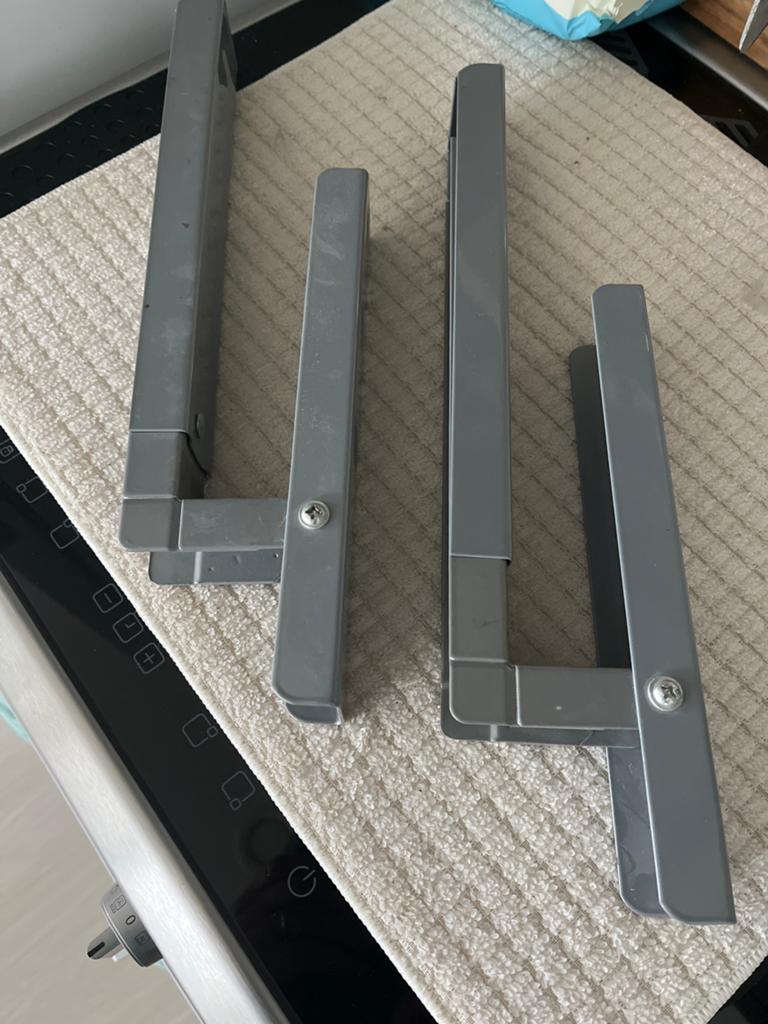 Verstelbare magnetronsteunen - grijs, Witgoed en Apparatuur, Magnetrons, Ophalen of Verzenden, Nieuw