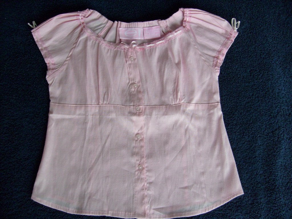 Luchtig blousje maat 122, Kinderen en Baby's, Kinderkleding | Maat 122, Ophalen of Verzenden, Zo goed als nieuw, Meisje, Overhemd of Blouse