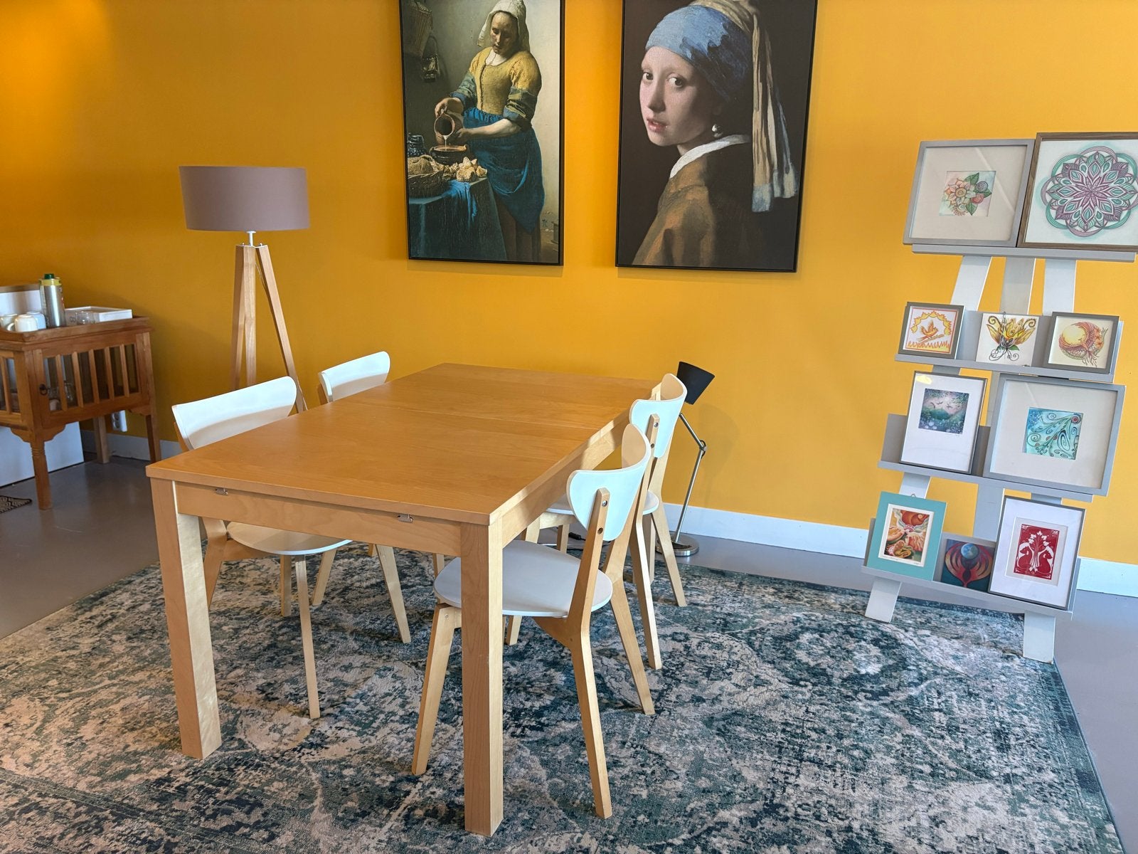 IKEA Bjursta uitschuifbare eettafel 4-6 personen, Ophalen, Gebruikt, 50 tot 100 cm, Vijf personen of meer
