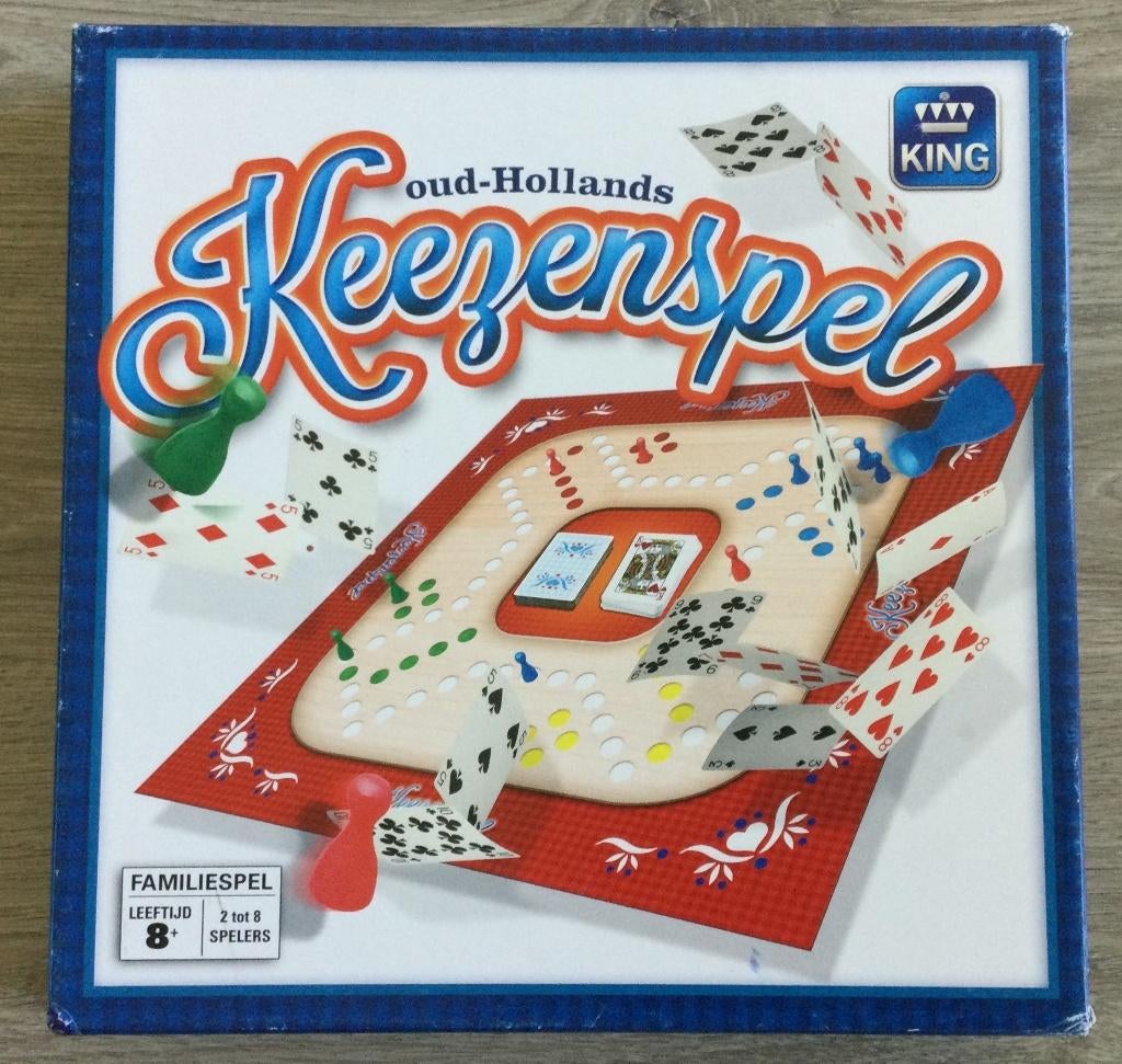 Keezenspel 2-4 sp, Hobby en Vrije tijd, Gezelschapsspellen | Bordspellen, Gebruikt, Een of twee spelers, Drie of vier spelers