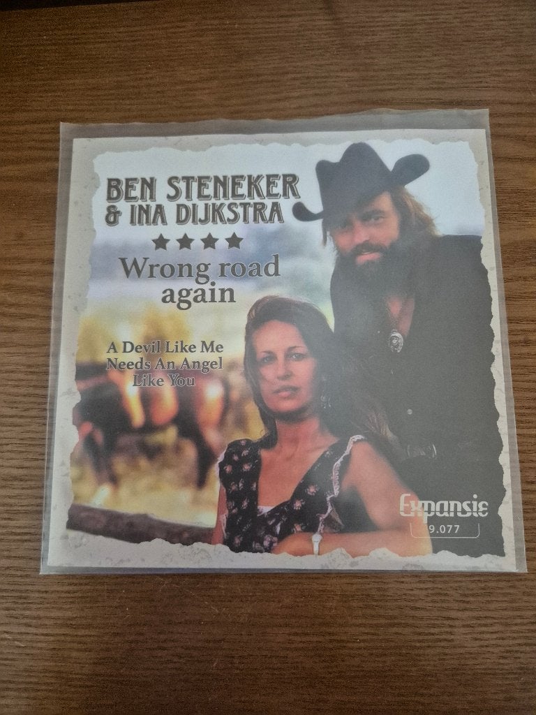 Ben Steneker en Ina Dijkstra, Ophalen of Verzenden, Zo goed als nieuw, 7 inch, Levenslied of Smartlap