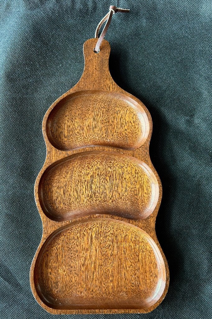 Borrelplank Mahonie hout, Gebruikt, Ophalen of Verzenden, Handgemaakt, Overige vormen