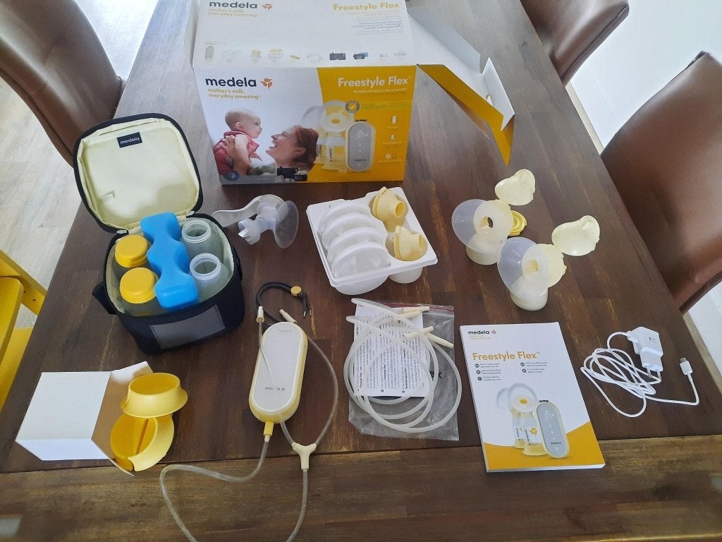 Kolfset Medela Freestyle Flex, Kinderen en Baby's, Babyvoeding en Toebehoren, Ophalen, Gebruikt, Borstkolf, Medela