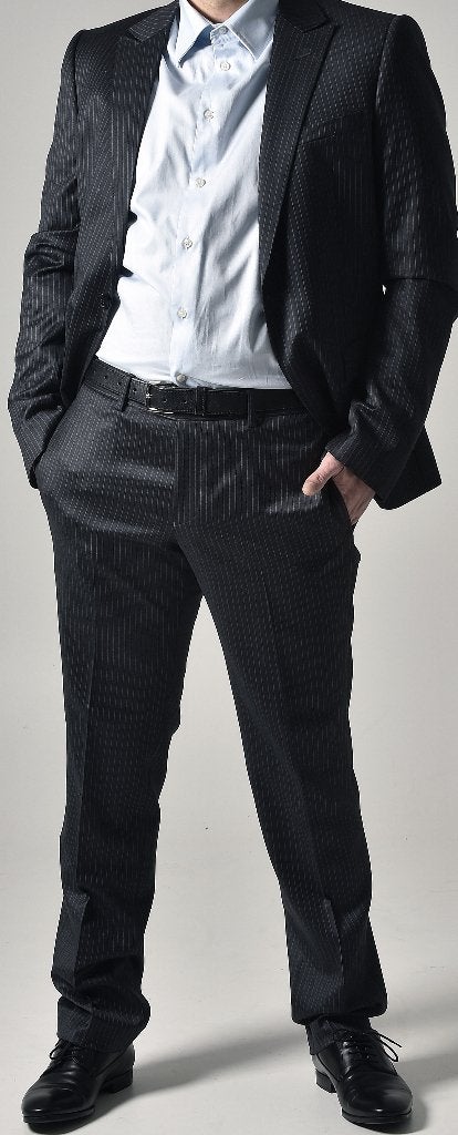 Armani kostuums, Maat 48/50 (M), Zwart, Zo goed als nieuw, Ophalen