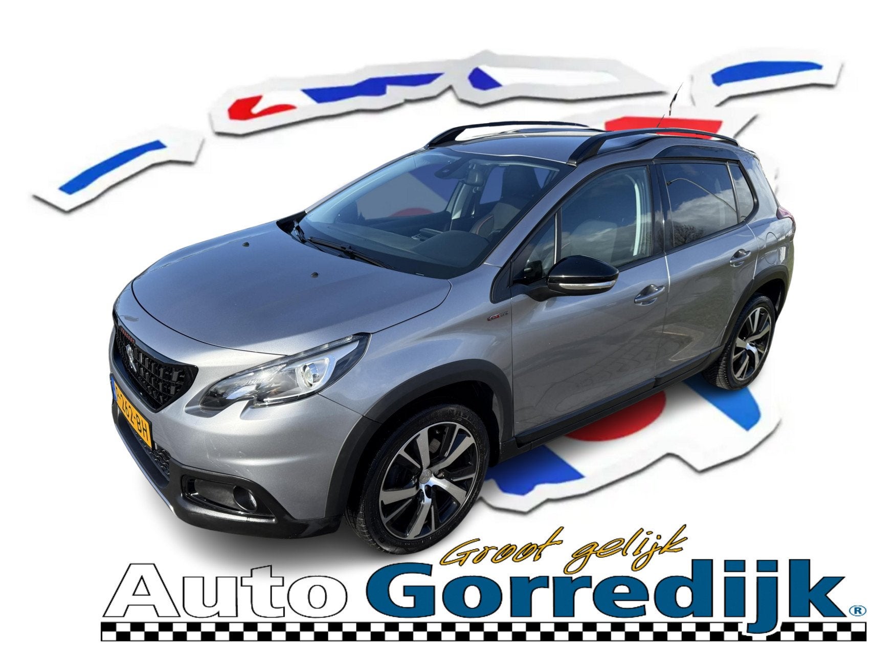 Peugeot 2008 1.2 PureTech Active AUTOMAAT Gt Line 1/2 leder, Auto's, 1199 cc, Met garantie (alle), 49 €/maand, 1125 kg