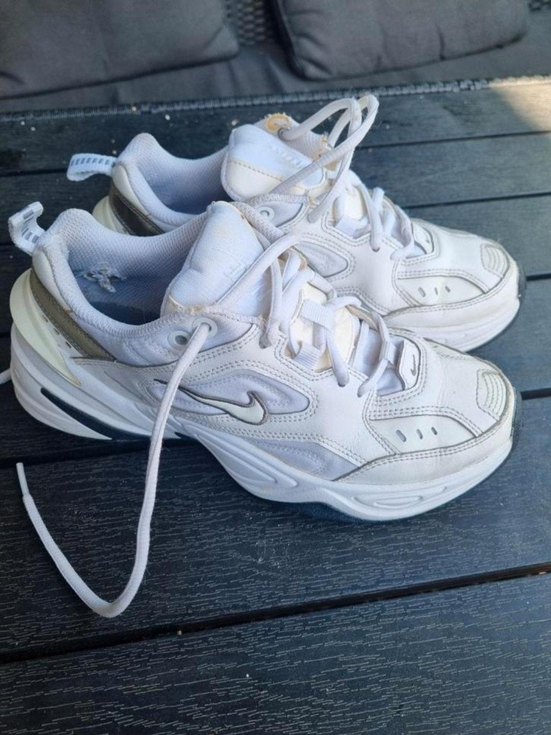 Nike M2K Tekno sneakers maat 37,5, Kleding | Dames, Ophalen of Verzenden, Gedragen, Sneakers of Gympen