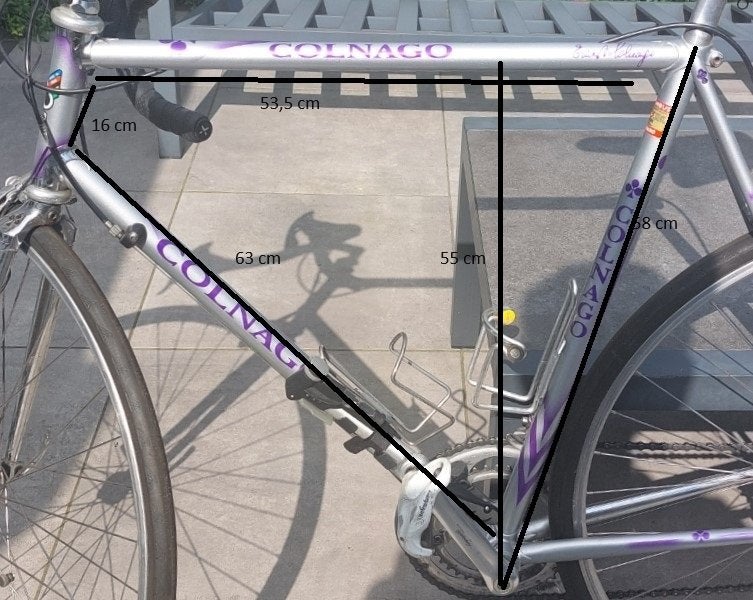 Colnago superissimo vintage racefiets., Ophalen, Gebruikt, Overige typen