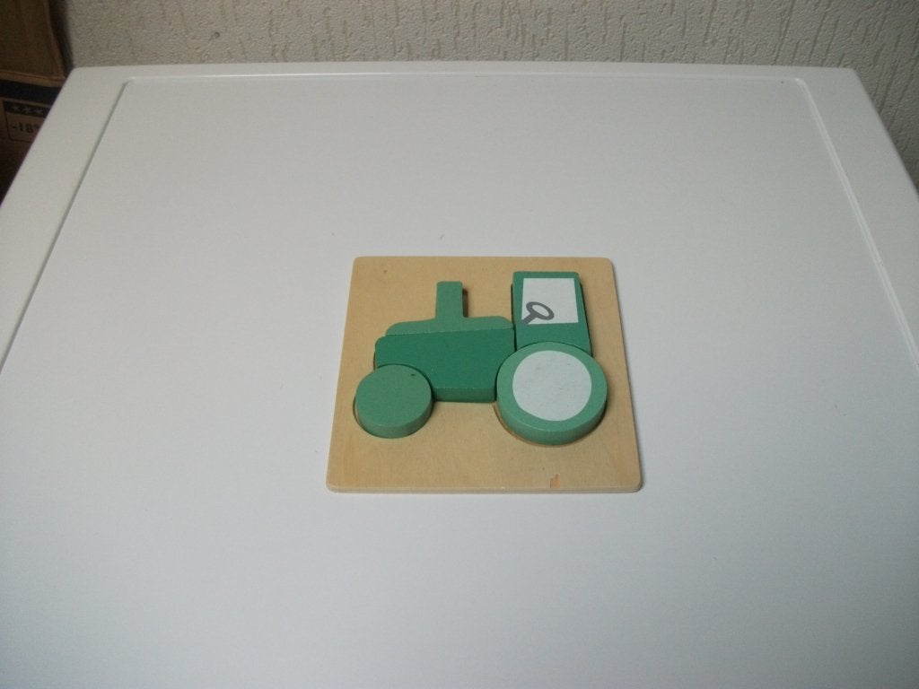 Puzzel tractor 5 delig, Ophalen of Verzenden, Gebruikt