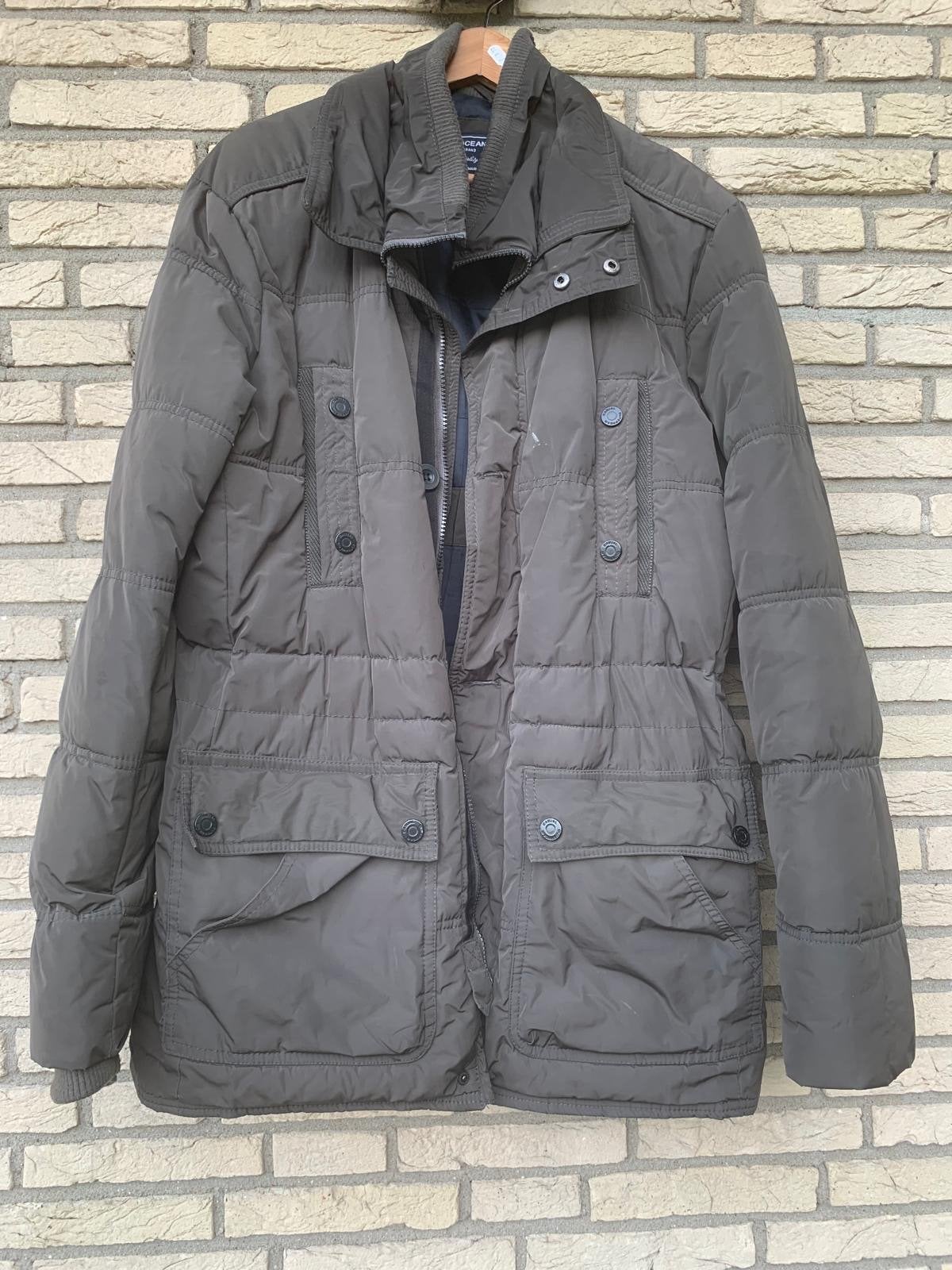 Heren winterjas Blue Ocean maat 52, Verzenden, Gedragen, Maat 52/54 (L), Grijs