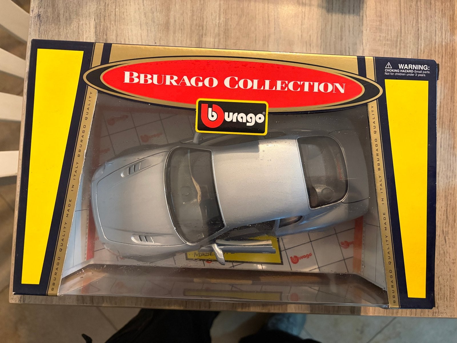 Bburago Collection Maserati 3200 GT - Zilver (1:18), Hobby en Vrije tijd, Ophalen of Verzenden, Nieuw, Auto, Bburago