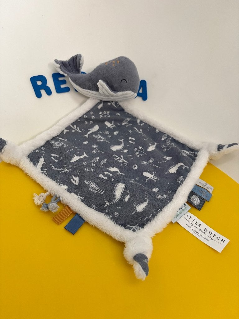 K2476 little dutch doekje walvis blauw wit, Ophalen of Verzenden, Zo goed als nieuw, Overige typen