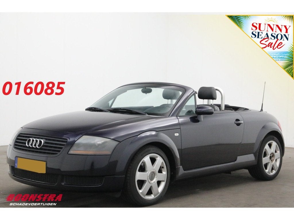Audi TT Roadster 1.8 5V Turbo Clima Leder SHZ LMV (bj 2002), Auto's, Voorwielaandrijving, TT, Gebruikt, Zwart