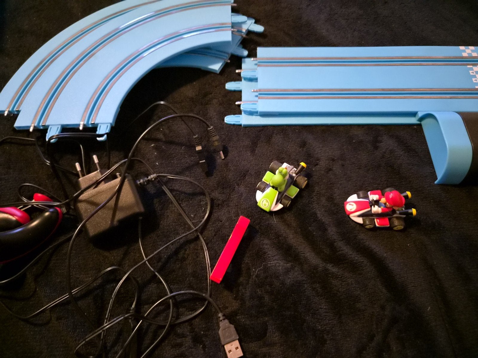 Carrera Go Racebaan Mario Kart - Compleet met 2 auto's, Ophalen, Carrera, Elektrisch, Racebaan