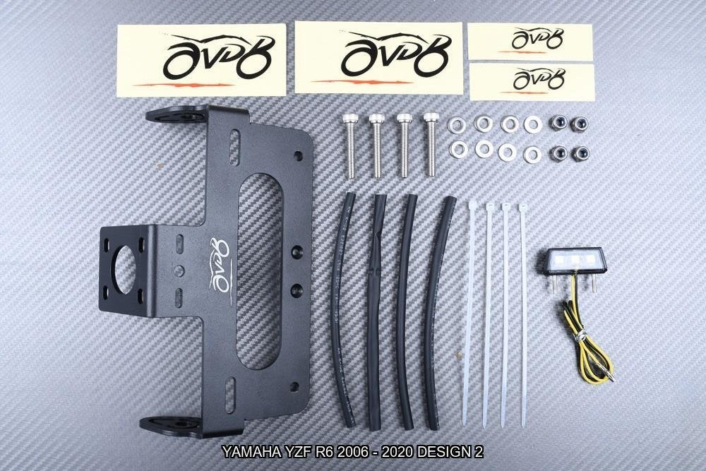 Korte Kentekenplaathouder YAMAHA YZF R6 2006 - 2020, Verzenden, Nieuw
