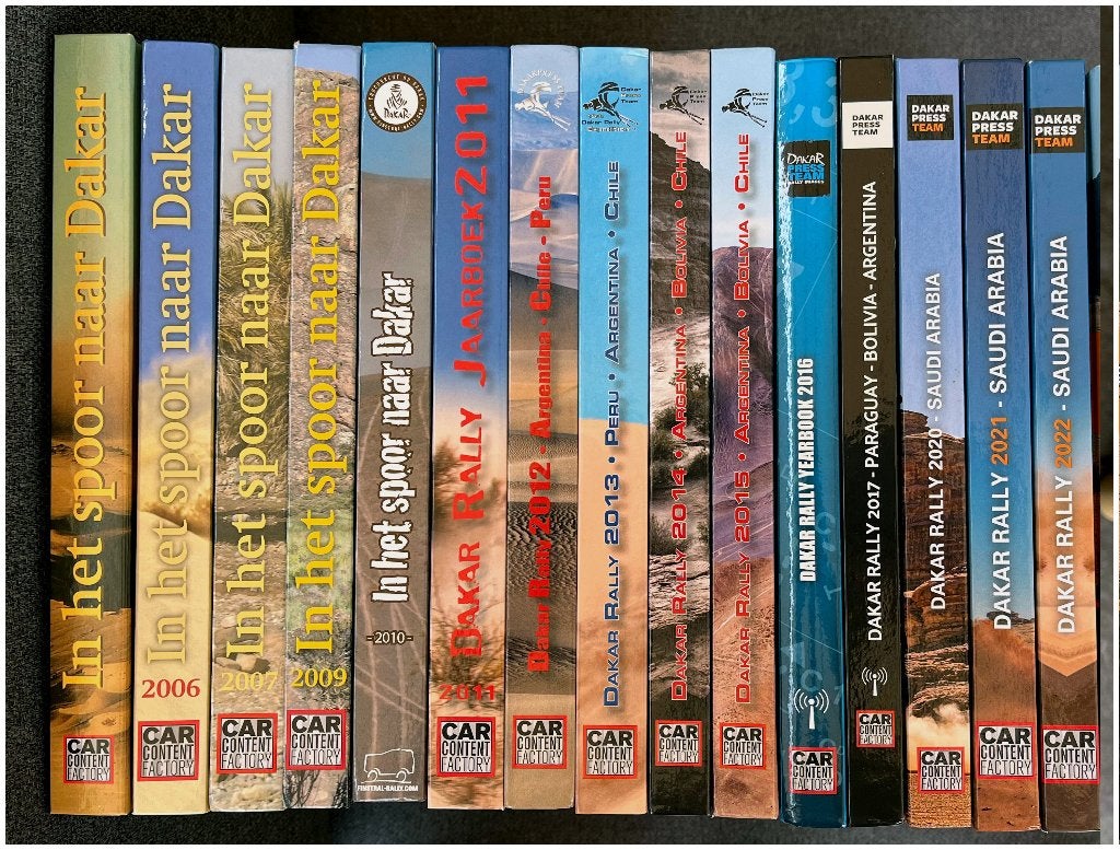 Prachtige serie van 15 delen in het Spoor van Dakar‼️, Ophalen of Verzenden, Zo goed als nieuw, Overige merken, Leon Jansen