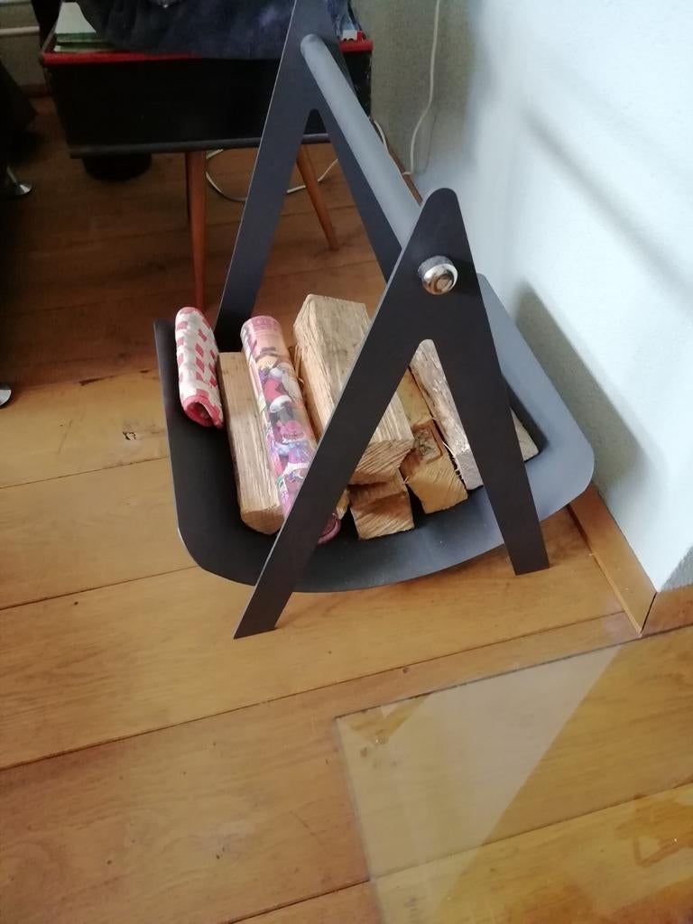 Haardblokhouder of voor literatuur ., Ophalen of Verzenden, Vrijstaande haard, Elektrische haard