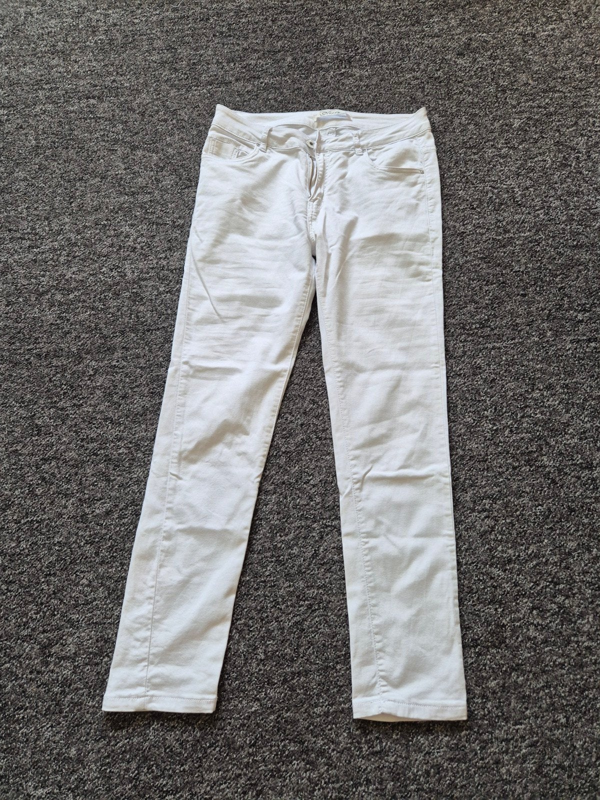Norfy witte strakke broek, 98% katoen, nieuw, maat 40, Maat 38/40 (M), Wit, Nieuw, Ophalen of Verzenden