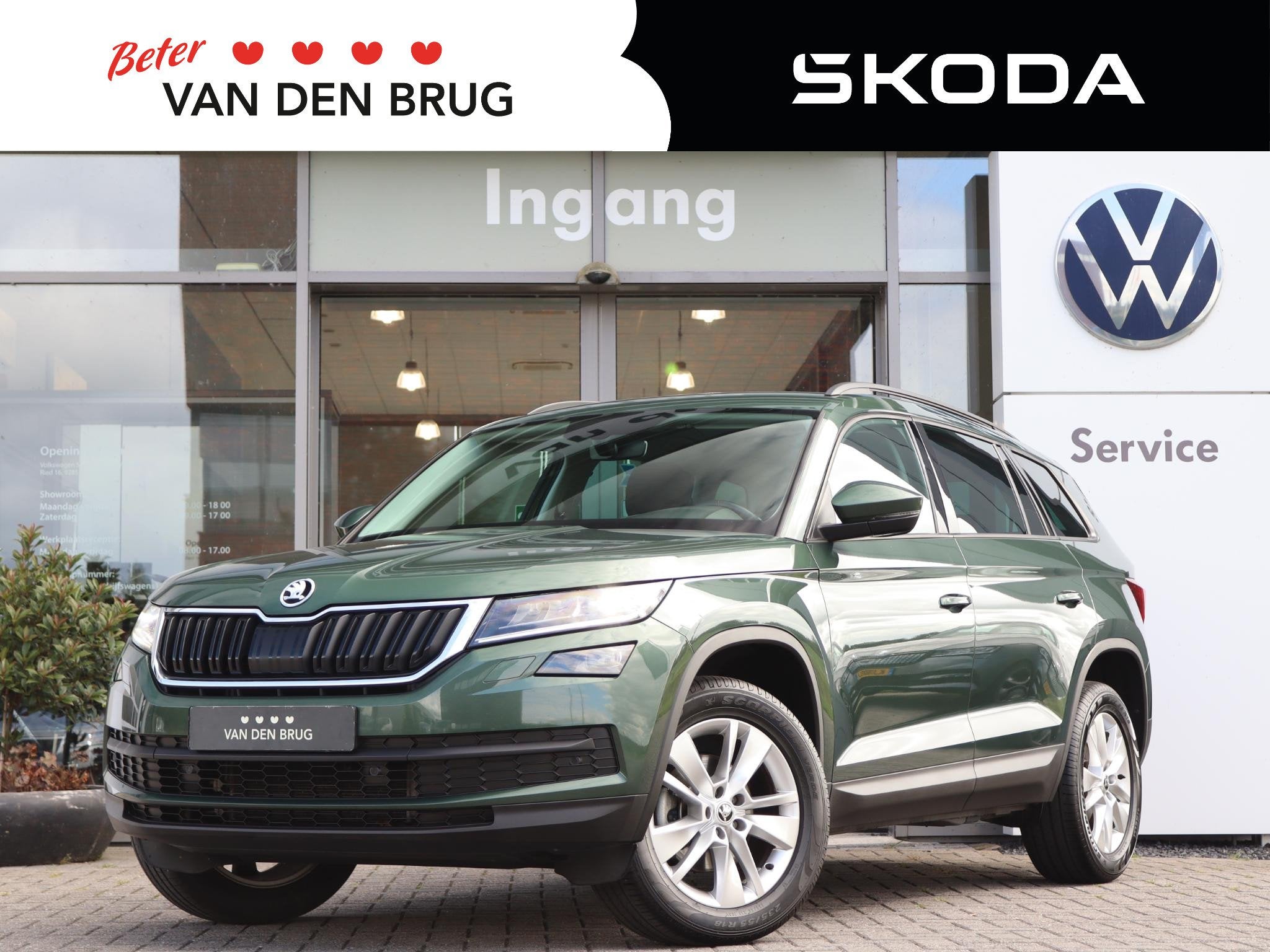 Skoda Kodiaq 1.5 TSI 150 pk DSG Soleil | Trekhaak | Stoelver, 4 cilinders, 150 pk, 14 km/l, Bedrijf