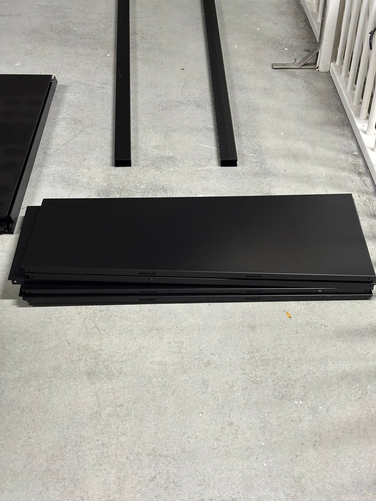 Zwart metalen stellingkast, Ophalen of Verzenden