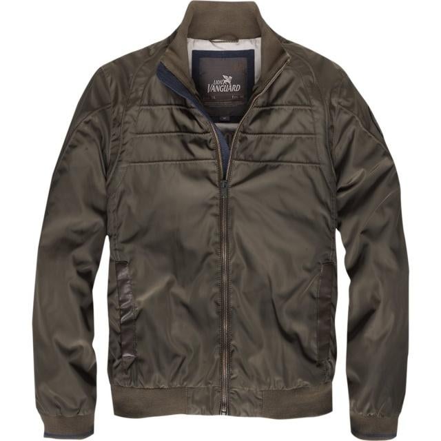 VANGUARD Zomer Jas Biker Jacket Olijfgroen Maat M 1.78 Men, Kleding | Heren, Jassen | Zomer, Maat 48/50 (M), Nieuw, Ophalen of Verzenden