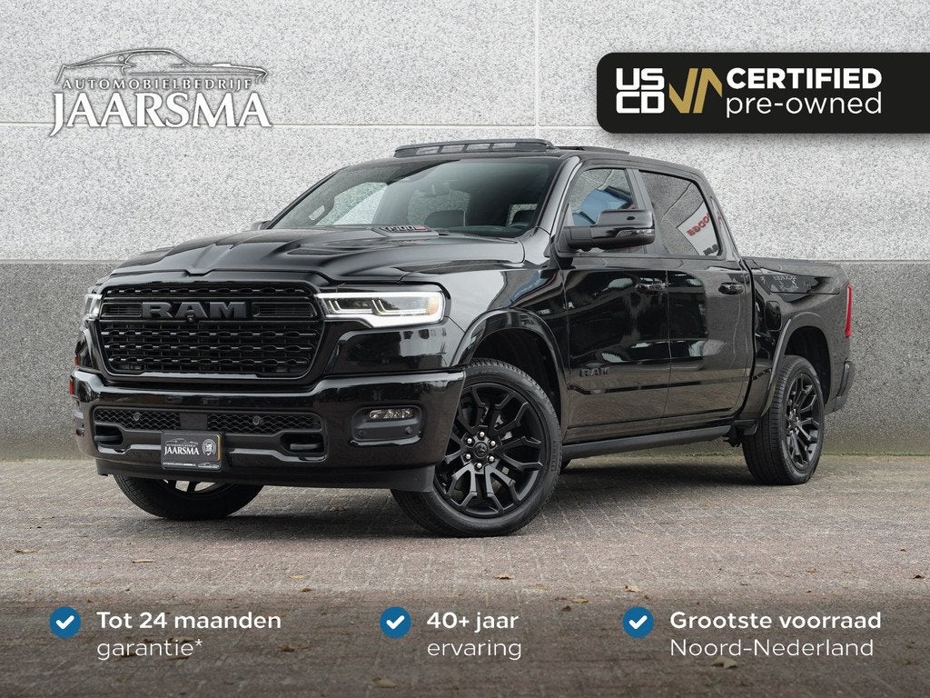 Dodge Ram 1500 3.0L SST H.O. 540PK Limited Night CrewCab 4x4, Auto's, Dodge, Gebruikt, Zwart, 2993 cc, 2703 kg