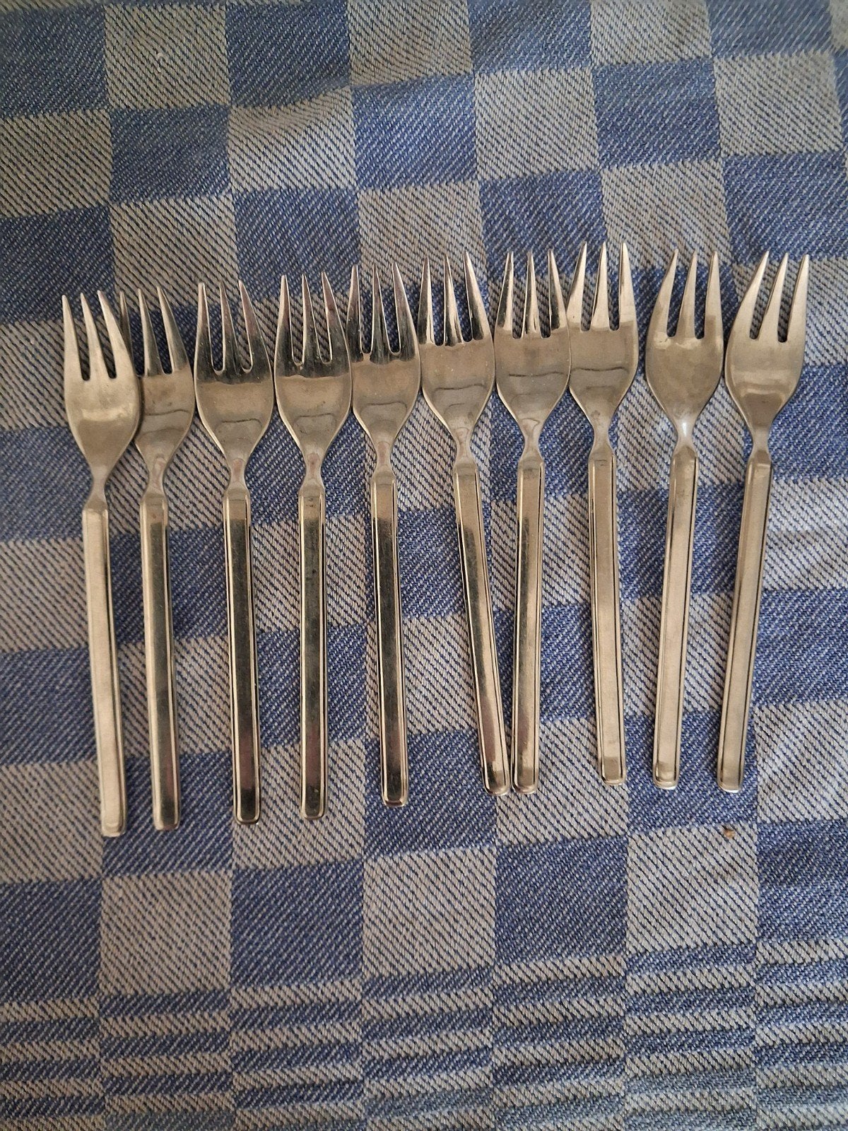 Set van 10 gebaksvorkjes, Ophalen of Verzenden
