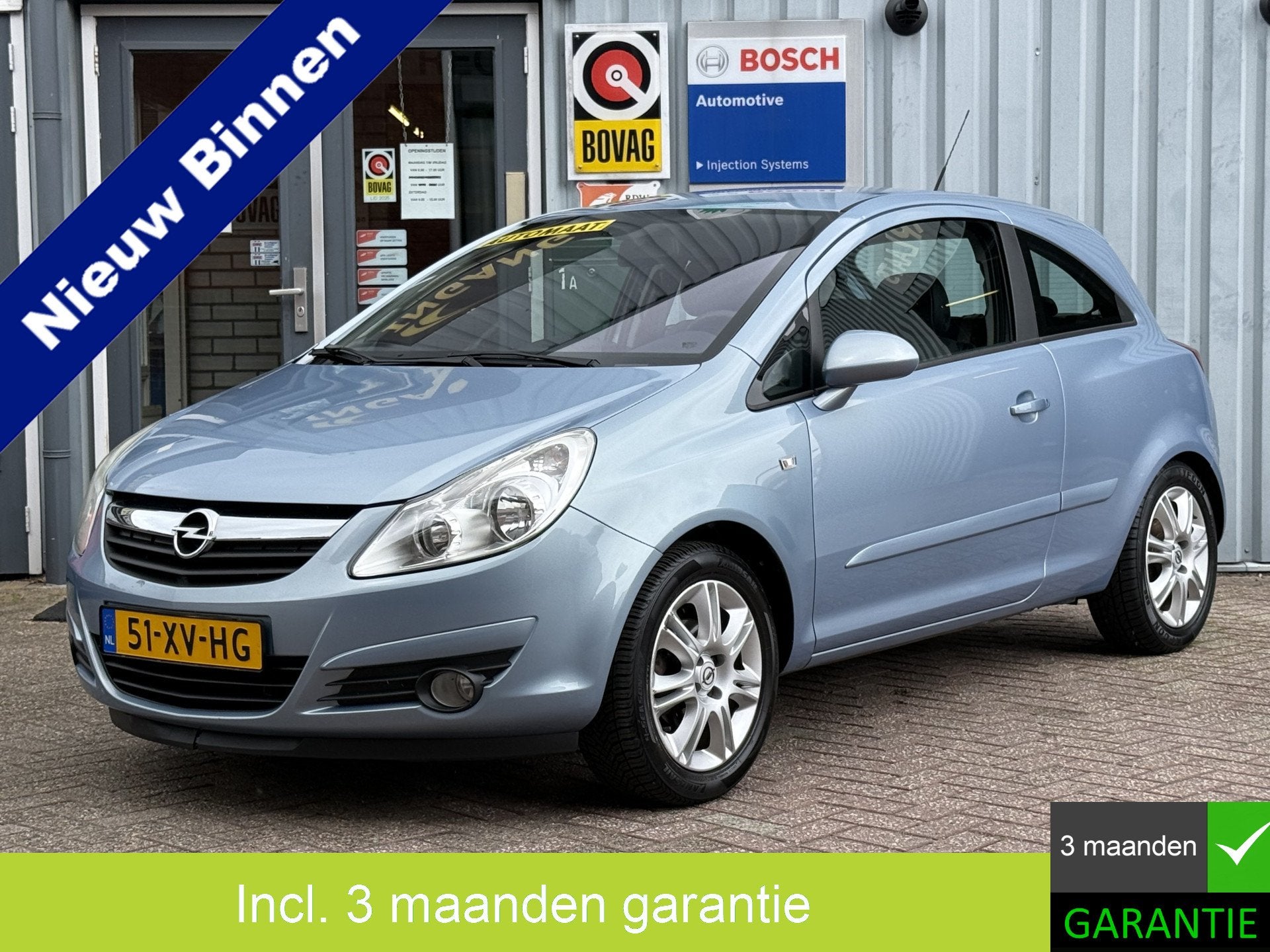 Opel Corsa 1.4-16V Cosmo. | AUTOMAAT | PDC | AIRCO | 2E EIGE, Auto's, 15 km/l, Gebruikt, Zwart, 4 cilinders