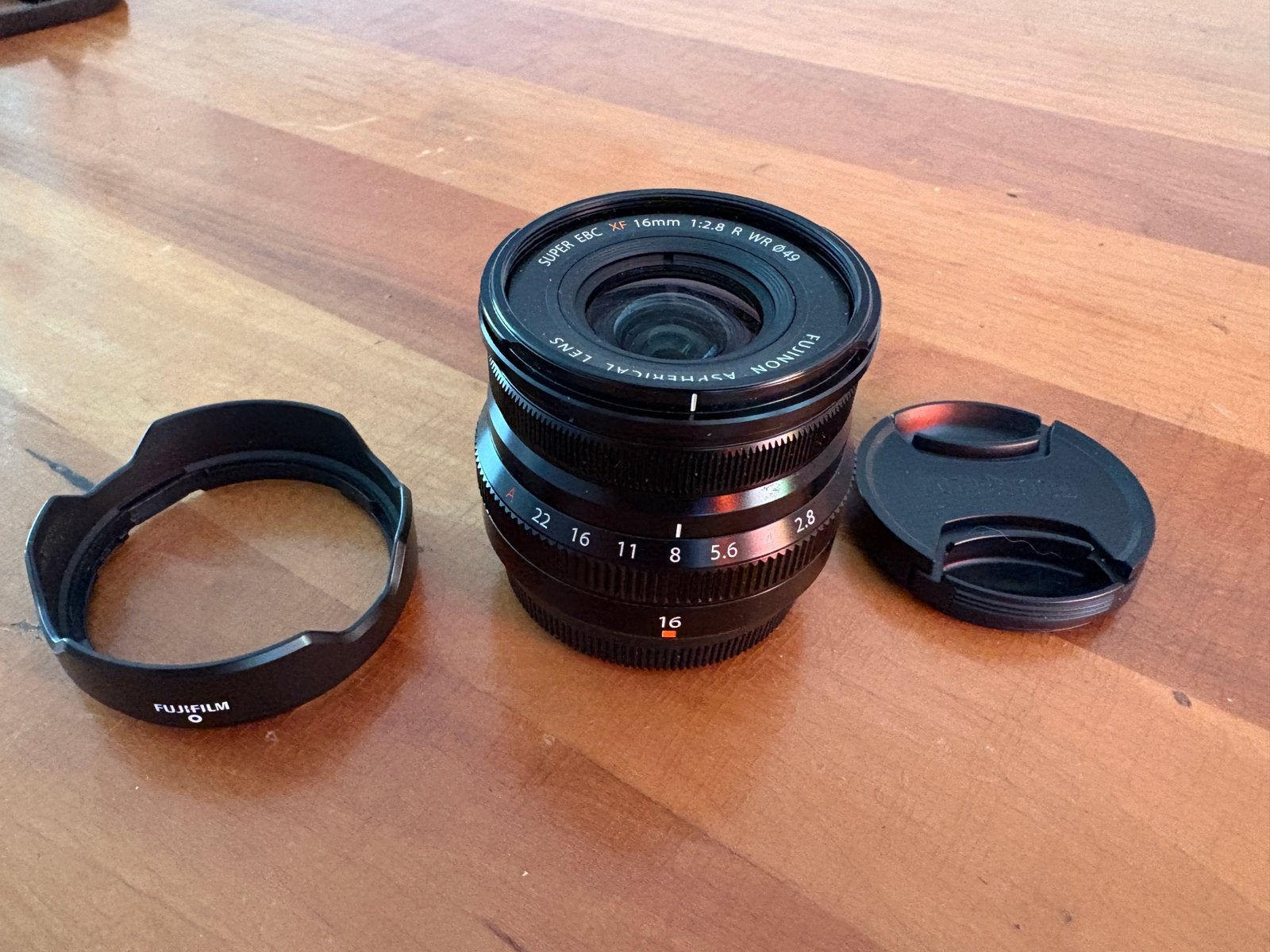 Fujifilm Fujinon XF 16mm F2.8 R WR Groothoeklens, Audio, Tv en Foto, Fotografie | Lenzen en Objectieven, Fujifilm, Autofocus, Zo goed als nieuw