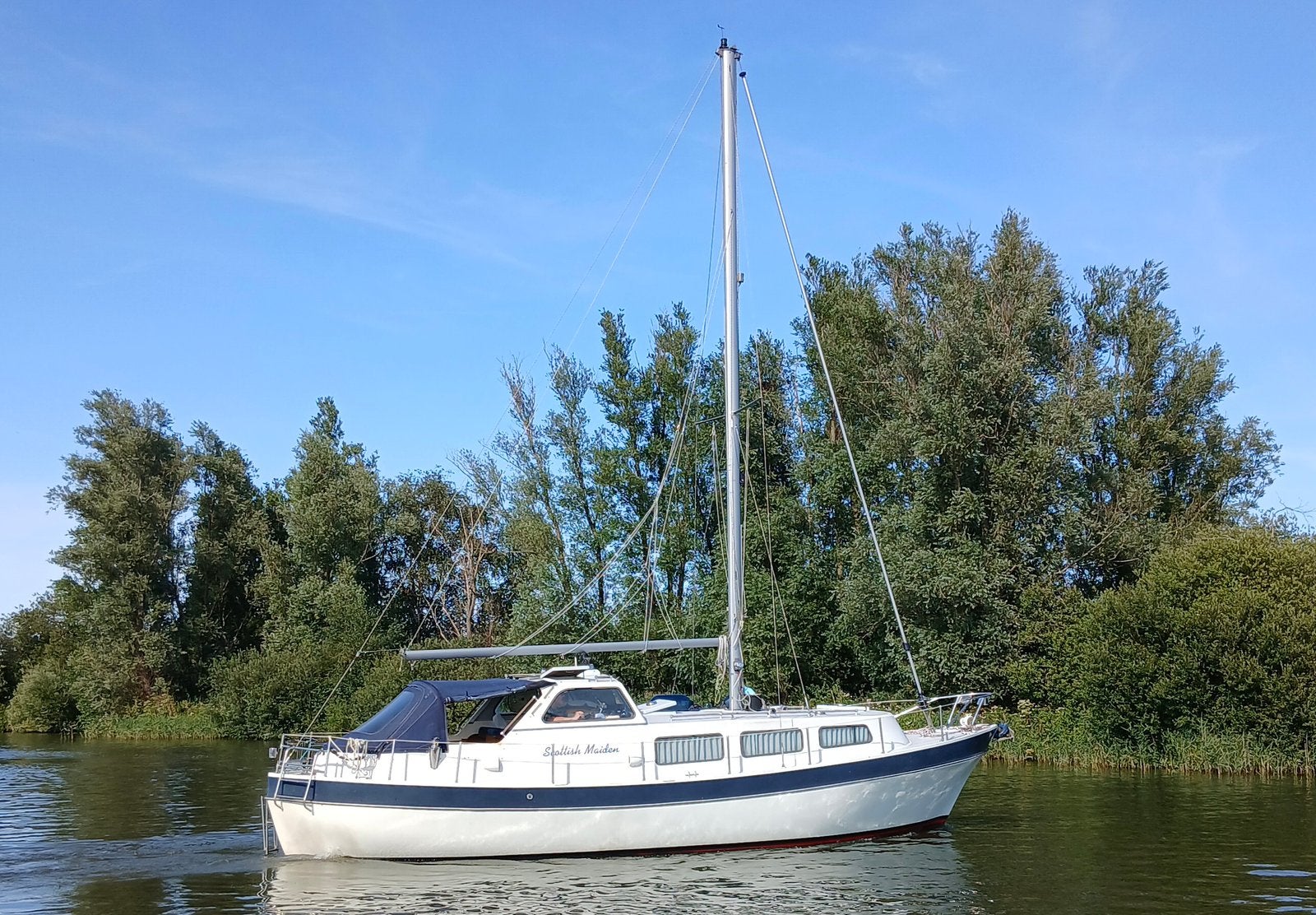 Prachtige Finnsailer 35 motorsailer 10,6 meter, Overige merken, Gebruikt, 11 m, Binnenboordmotor