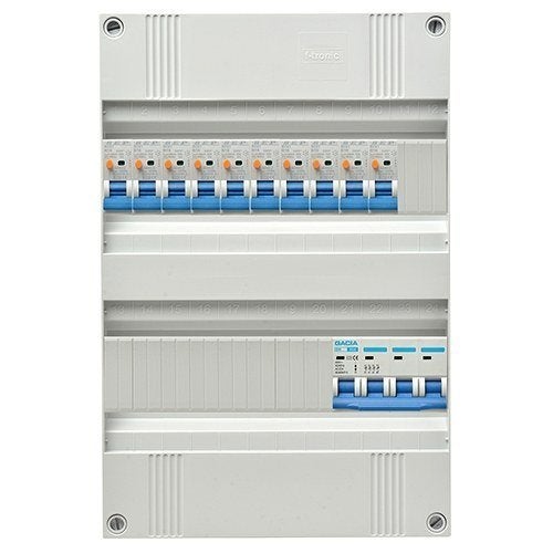 3F groepenkast Hfd 63A 4p 10x aardlekautom 16A 1P+N, Verzenden, Nieuw