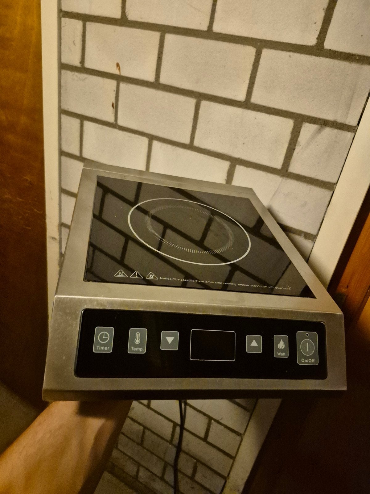 Inductiekookplaat - 3,5 kw, Witgoed en Apparatuur, 3 kookzones of minder, Ophalen of Verzenden, Zo goed als nieuw, Inductie
